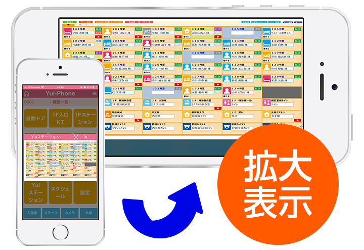 防犯対策の見守りイメージ